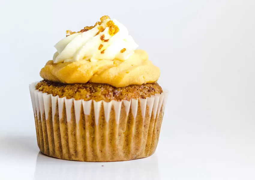 Cupcake de carrot cake