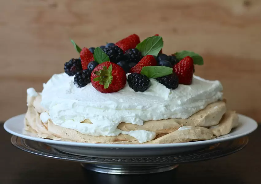 Pavlova postre