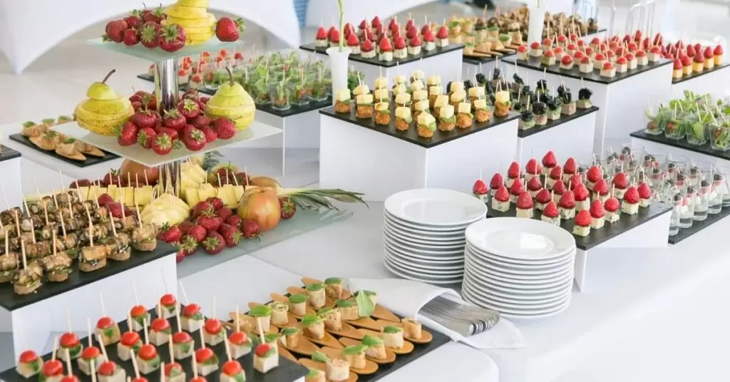 Bandejas para catering